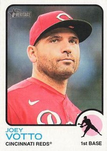 #52 Joey Votto - Cincinnati Reds - 2022 Topps Heritage Baseball