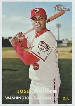 #52 Jose Guillen - Washington Nationals - 2006 Topps Heritage Baseball