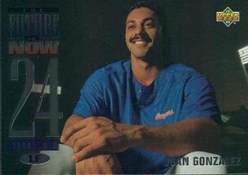 #52 Juan Gonzalez - Texas Rangers - 1994 Upper Deck Baseball