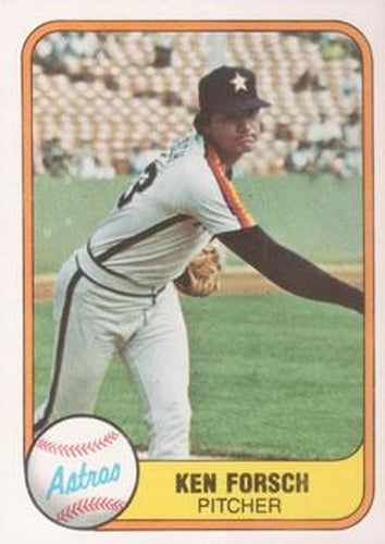 #52 Ken Forsch - Houston Astros - 1981 Fleer Baseball