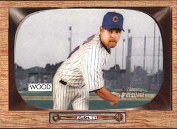 #52 Kerry Wood - Chicago Cubs - 2004 Bowman Heritage Baseball