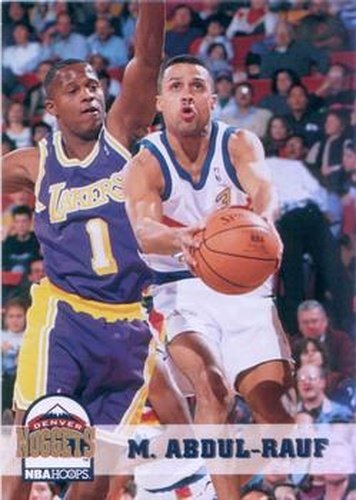 #52 Mahmoud Abdul-Rauf - Denver Nuggets - 1993-94 Hoops Basketball