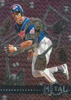#52 Manny Ramirez - Cleveland Indians - 1996 Metal Universe Baseball
