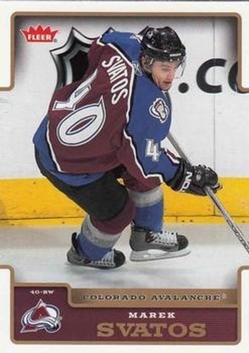 #52 Marek Svatos - Colorado Avalanche - 2006-07 Fleer Hockey