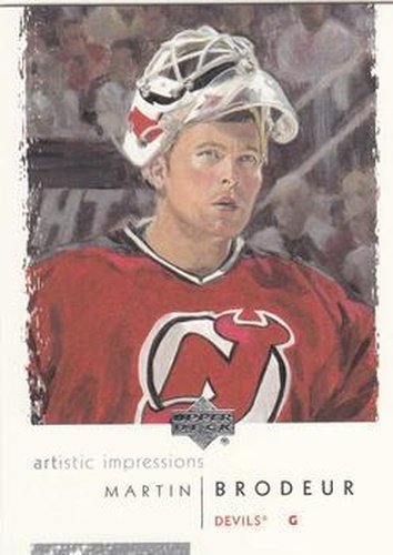#52 Martin Brodeur - New Jersey Devils - 2002-03 UD Artistic Impressions Hockey