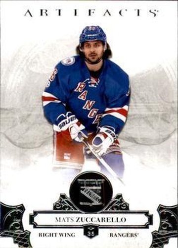 #52 Mats Zuccarello - New York Rangers - 2017-18 Upper Deck Artifacts Hockey