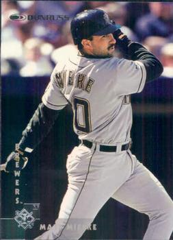#52 Matt Mieske - Milwaukee Brewers - 1997 Donruss Baseball