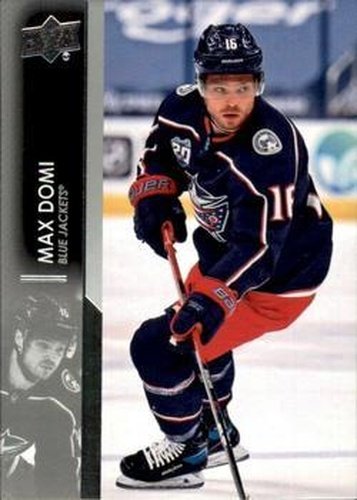 #52 Max Domi - Columbus Blue Jackets - 2021-22 Upper Deck Hockey