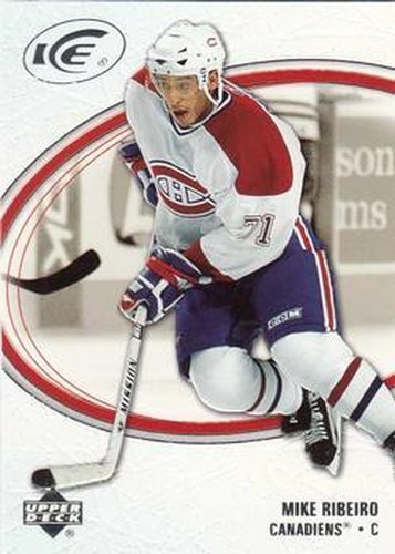 #52 Mike Ribeiro - Montreal Canadiens - 2005-06 Upper Deck Ice Hockey