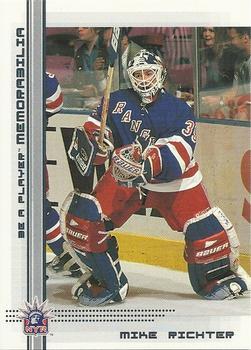 #52 Mike Richter - New York Rangers - 2000-01 Be a Player Memorabilia Hockey