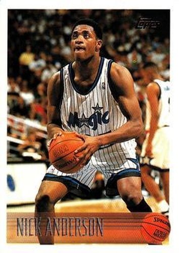 #52 Nick Anderson - Orlando Magic - 1996-97 Topps Basketball