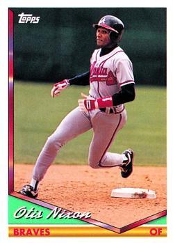 #52 Otis Nixon - Atlanta Braves - 1994 Topps Baseball