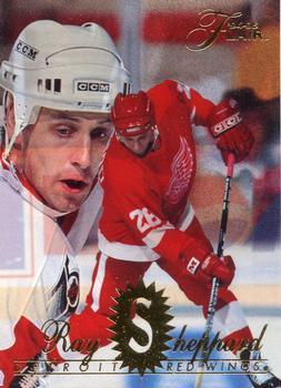 #52 Ray Sheppard - Detroit Red Wings - 1994-95 Flair Hockey