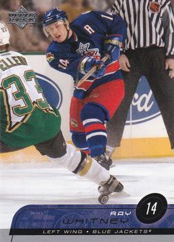 #52 Ray Whitney - Columbus Blue Jackets - 2002-03 Upper Deck Hockey