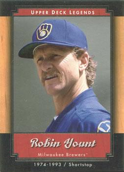 #52 Robin Yount - Milwaukee Brewers - 2001 Upper Deck Legends Baseball