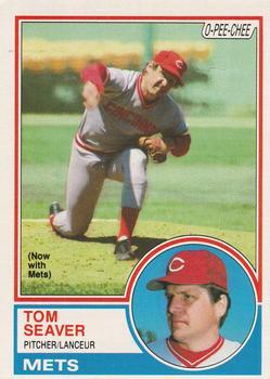 #52 Tom Seaver - New York Mets - 1983 O-Pee-Chee Baseball