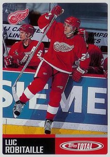 #52 Luc Robitaille - Detroit Red Wings - 2002-03 Topps Total Hockey