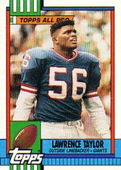 #52 Lawrence Taylor - New York Giants - 1990 Topps Football