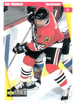 #52 Eric Weinrich - Chicago Blackhawks - 1997-98 Collector's Choice Hockey