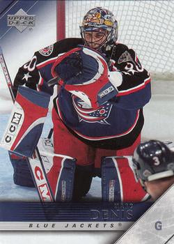 #52 Marc Denis - Columbus Blue Jackets - 2005-06 Upper Deck Hockey