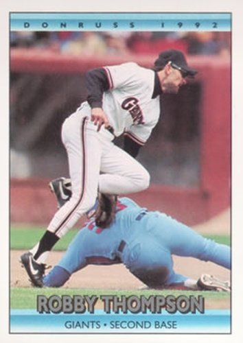 #52 Robby Thompson - San Francisco Giants - 1992 Donruss Baseball
