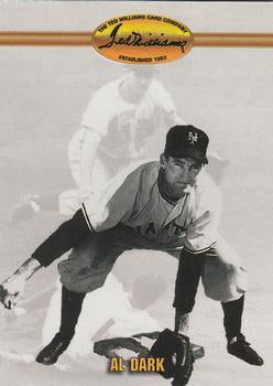 #52 Al Dark - New York Giants - 1993 Ted Williams Baseball