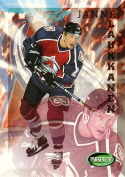 #52 Janne Laukkanen - Colorado Avalanche - 1995-96 Parkhurst International Hockey