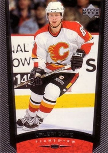 #52 Valeri Bure - Calgary Flames - 1998-99 Upper Deck Hockey