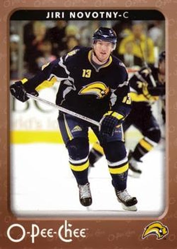 #52 Jiri Novotny - Buffalo Sabres - 2006-07 O-Pee-Chee Hockey