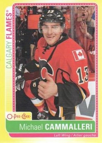 #S-MC Mike Cammalleri - Calgary Flames - 2013-14 O-Pee-Chee Hockey - Stickers