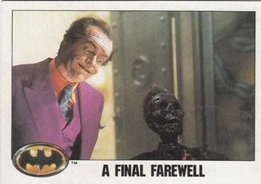 #52 A Final Farewell - 1989 Topps Batman