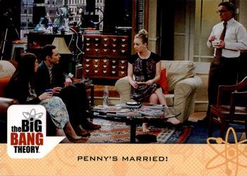 #52 Penny's Married! - 2016 Cryptozoic The Big Bang Theory Seasons 6 & 7
