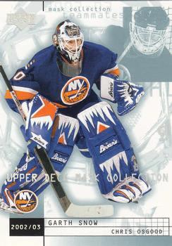 #52 Garth Snow / Chris Osgood - New York Islanders - 2002-03 Upper Deck Mask Collection Hockey