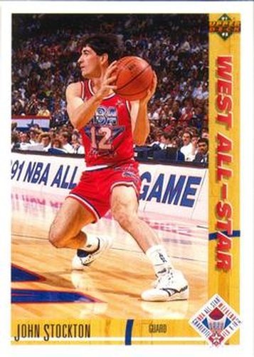 #52 John Stockton - Utah Jazz - 1991-92 Upper Deck Basketball