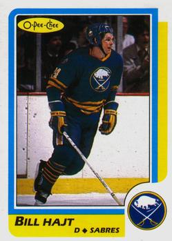 #52 Bill Hajt - Buffalo Sabres - 1986-87 O-Pee-Chee Hockey