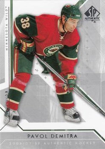 #52 Pavol Demitra - Minnesota Wild - 2006-07 SP Authentic Hockey