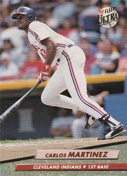#52 Carlos Martinez - Cleveland Indians - 1992 Ultra Baseball