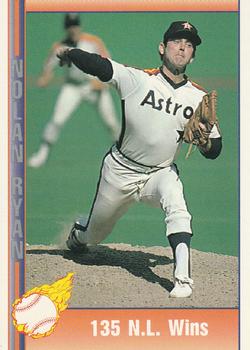 #52 135 NL Wins - Houston Astros - 1991 Pacific Nolan Ryan Texas Express I Baseball