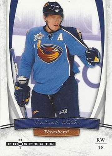 #52 Marian Hossa - Atlanta Thrashers - 2007-08 Fleer Hot Prospects Hockey