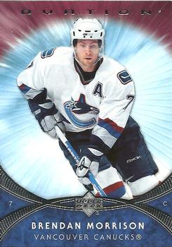 #52 Brendan Morrison - Brendan Morrison - 2007-08 Upper Deck Ovation Hockey