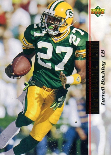#52 Terrell Buckley - Green Bay Packers - 1993 Upper Deck Football