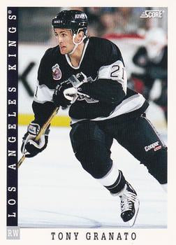 #52 Tony Granato - Los Angeles Kings - 1993-94 Score Canadian Hockey