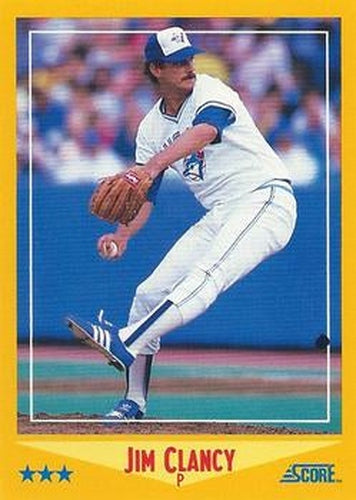 #530 Jim Clancy - Toronto Blue Jays - 1988 Score Baseball