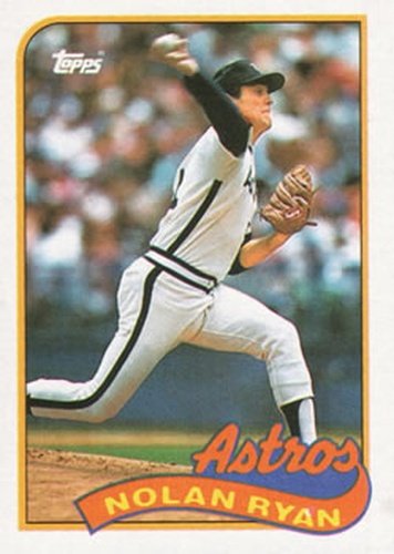 #530 Nolan Ryan - Houston Astros - 1989 Topps Baseball