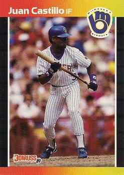#530 Juan Castillo - Milwaukee Brewers - 1989 Donruss Baseball
