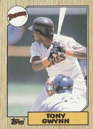 #530 Tony Gwynn - San Diego Padres - 1987 Topps Baseball