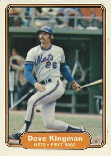 #530 Dave Kingman - New York Mets - 1982 Fleer Baseball