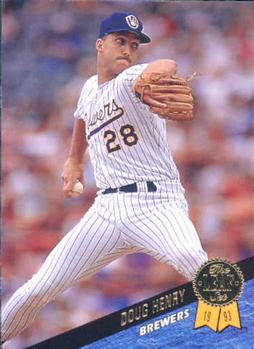 #530 Doug Henry - Milwaukee Brewers - 1993 Leaf Baseball