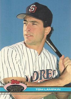 #530 Tom Lampkin - San Diego Padres - 1991 Stadium Club Baseball