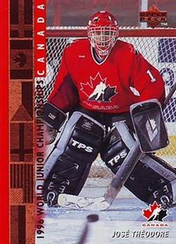 #530 Jose Theodore - Canada - 1995-96 Upper Deck Hockey